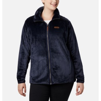 Columbia Ženske Jakne - Fire Side II Plush Full Zip Fleece Plus Size Tamnoplave | YIXZ-26347